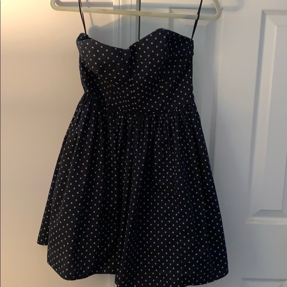 Jack Wills Navy Blue floral dress, with tags